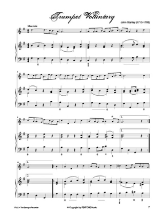 The Baroque Recorder - Partition - Flûte à bec
